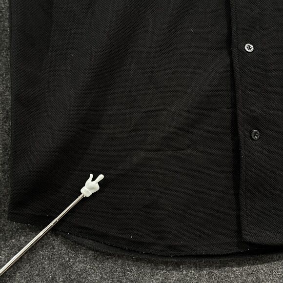 Vintage FUBU Jersey Shirt Men's XXL Black #05 Baseball Button Front dMesh 2000s - Picture 3 of 10